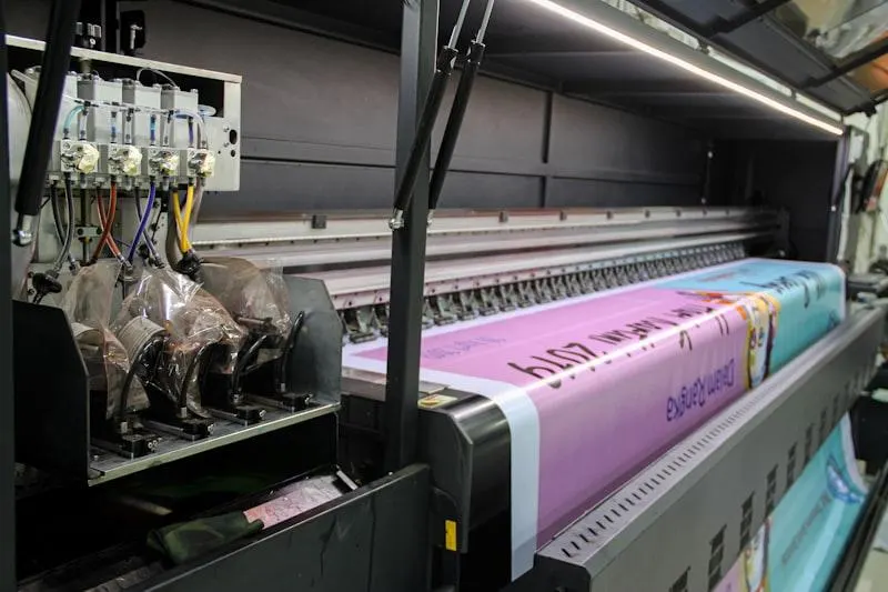 Large format printing capability for contract and sampling work at BPM Print Manchester